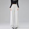 High-waisted Casual Sports Pants Spring and Autumnal New Style Girls' Sleeves Straight Narrow Version Floor Pants Small Design Trousers