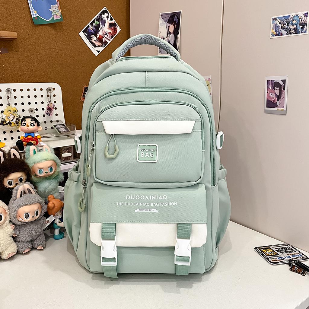 Schultasche weiblich neu College-Stil frisch und süß Bonbonfarbe Rucksack Mittelstufenschüler leichter Rucksack mit großer Kapazität