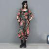 XITAO Hollow Out Asymmetrical Print Sets GYX1664