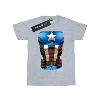Mens Captain America Chest Burst T-Shirt