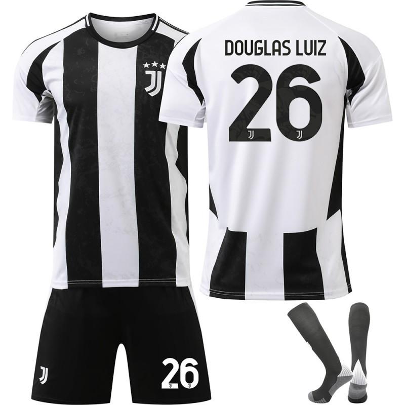 2425 Maillot de Football Juventus N°. 9 Hovic 10 Ildez 7 Chiesa 19 Thuram Ensemble