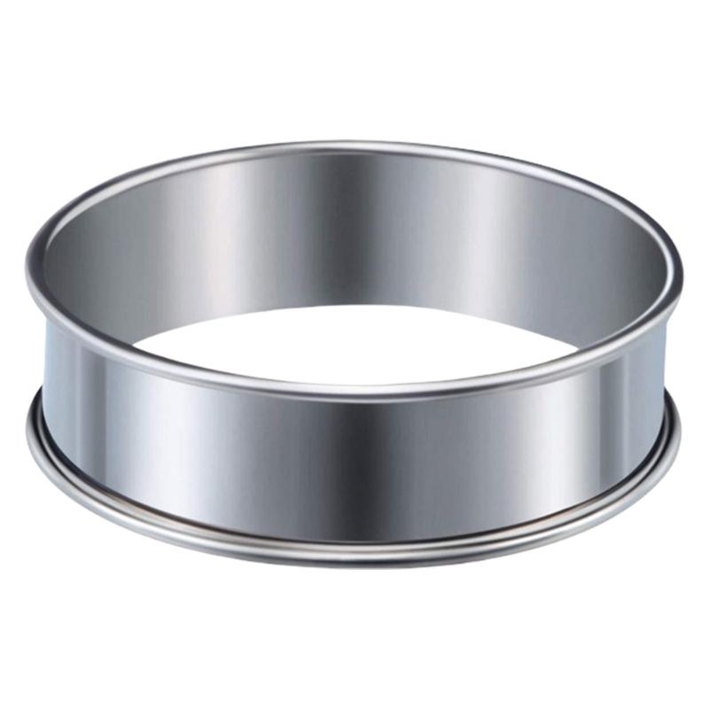 

Unique Muffins Pastries Baking Rings Home Cooks Cake Baking Mould Functional Stainless Steel Baking and Tarts Rings Large size 10cm