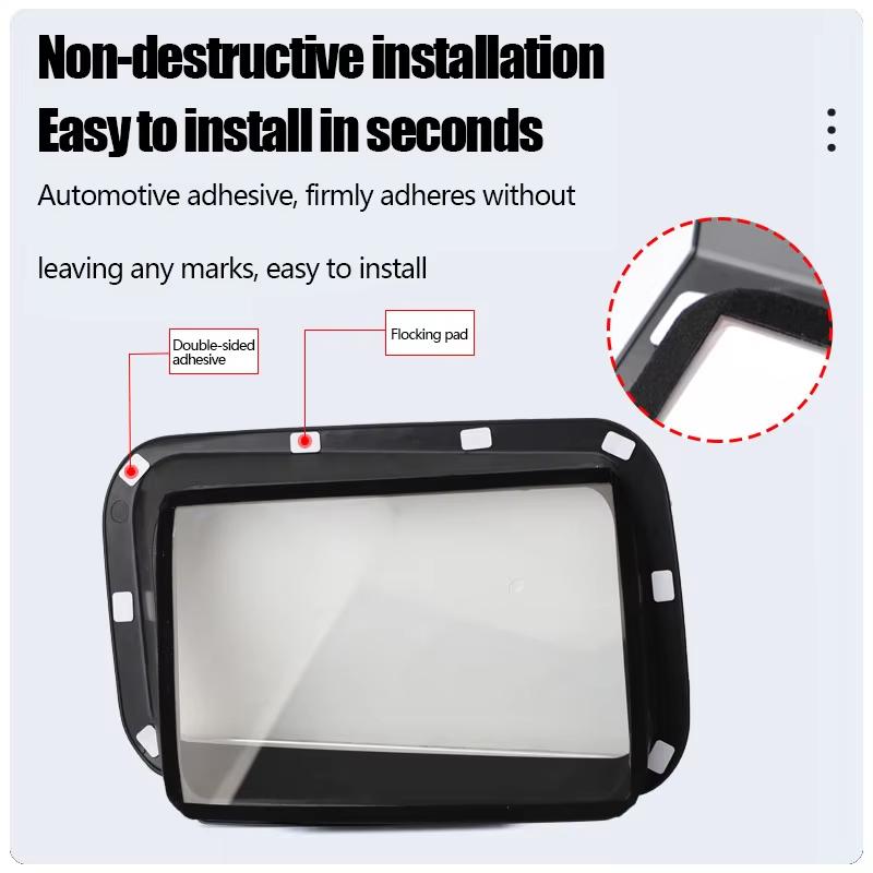 For Land Rover Defender L663 2024 2025 Car HUD Head Display Protective Covers Non Reflective HUD Protection