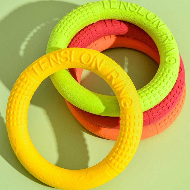 1Pcs Dog Toys Pet Flying Disk Training Ring Tpr Material Floating Water Training Interaction For Dogs
