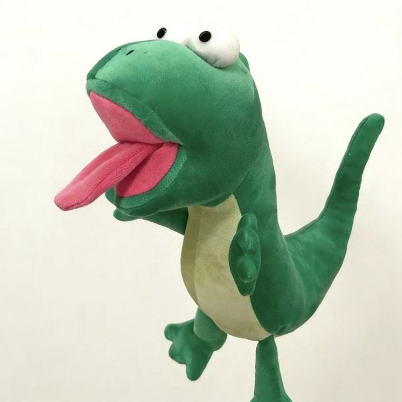 30Cmfunny Licking Lizard Plush Toy Green Reptile Stuffed Animal Doll Cute Soft Dinosaur Figure For Kids Girls Boys Birthday Gift