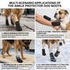 2pcs Adjustable Fit Dog Socks Anti Slip Sole Dog Foot Cover Dog Booties  Beach Activities