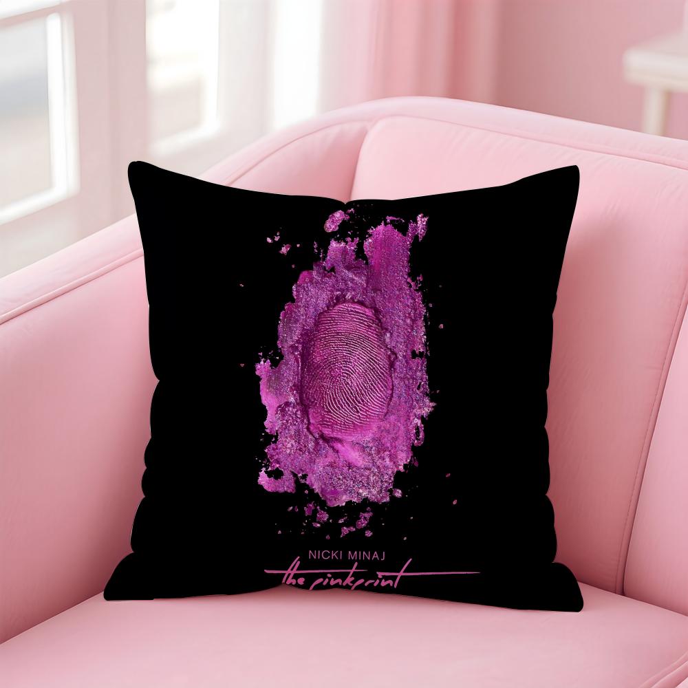 Nicki M-Minaj Singer Cushion Cover Comfortable Reversible Pillow Cover Ideal For Car Sofa Bedroom & Beyond