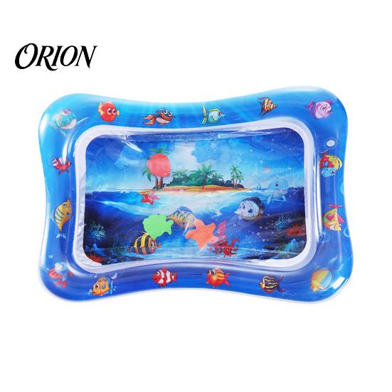 Safe Water Mat for Newborns Inflatable Splash Pad Toddlers, Thickened PVC Outdoor Sprinkler Play Stable Tummy Time Floor Babies, Sensory Toy