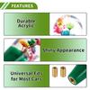 HOPESPANNER Flower Shift Knobs Universal Gear Shift Knobs Acrylic Stick Shift Lever Knob for
