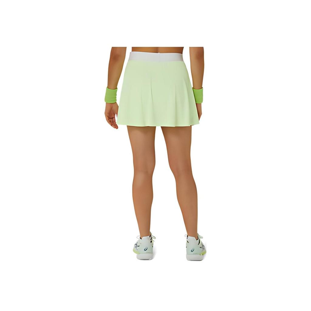 Asics Imprimeu Logo Fustă Mini Casual Moale Măsură Strâmtă Articole de Jos Femei Verde 2042A293-750