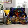 Tree of Life Nature Viking Yggdrasil Norse Soft Flannel Blankets,Throw Blanket Comfortable Blanket for Picnic Beds Home Bedroom