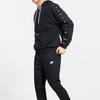Nike Nsw Big Swoosh Half-Zip Hooded Sport Jacket For Spring Men Jackets Black CD0420-010