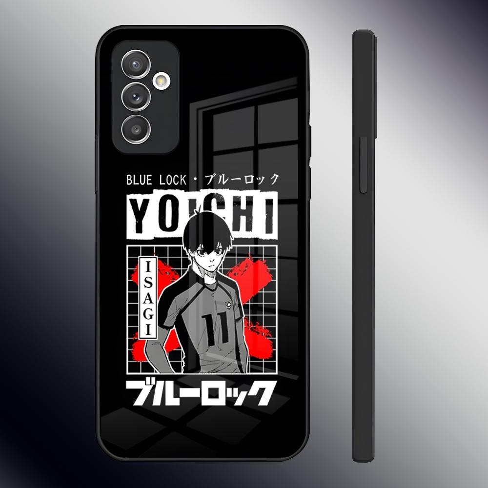 Blue Lock Anime Phone Case For Samsung S24 Ultra S23 S22 S20 Fe S21 Plus A54 A34 A24 A53 A13 A16 Glass Back Cover