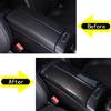ABS Carbon Fiber/Oak Wood Grain Car Central Control Armrest Box Cover Trim For Mercedes-Benz B-Class GLA GLB CLC Car Accessories