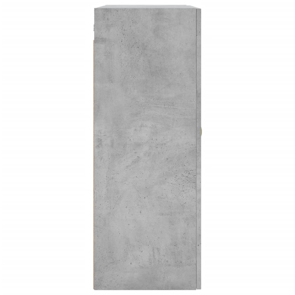 Wall Cabinets 2 pcs Concrete Grey 69.5 x 34 x 90 cm
