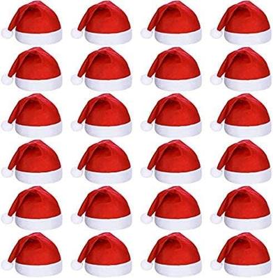 Santa Hat Red Christmas Cap for Adults Kids Xmas Party Costume Accessory Festive Holiday New Year Celebration