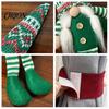 Curtain Buckle for Living Room Christmas Plush Gnome Buckle, Scandinavian Santa Doll Tiebacks, Cute Decor Faceless Dwarf Holdback Fastener Holiday