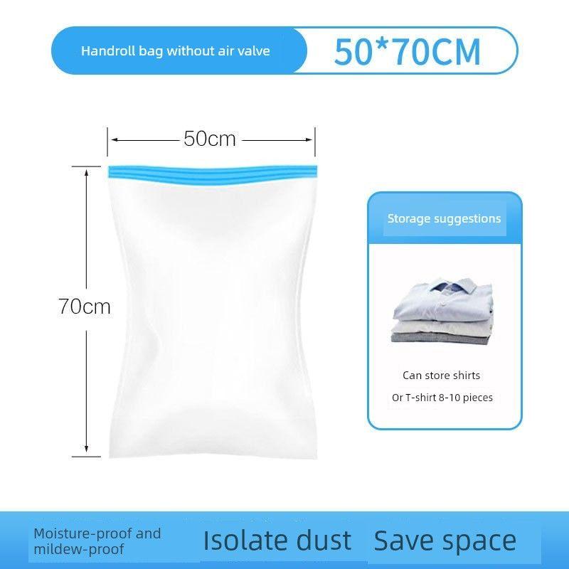 

Hand-Rolled Vacuum Storage Bags for Business Trips, Travel Luggage, and Clothing Organization and Sealing Large Size [Pack of 3] 90% of Customers Choose