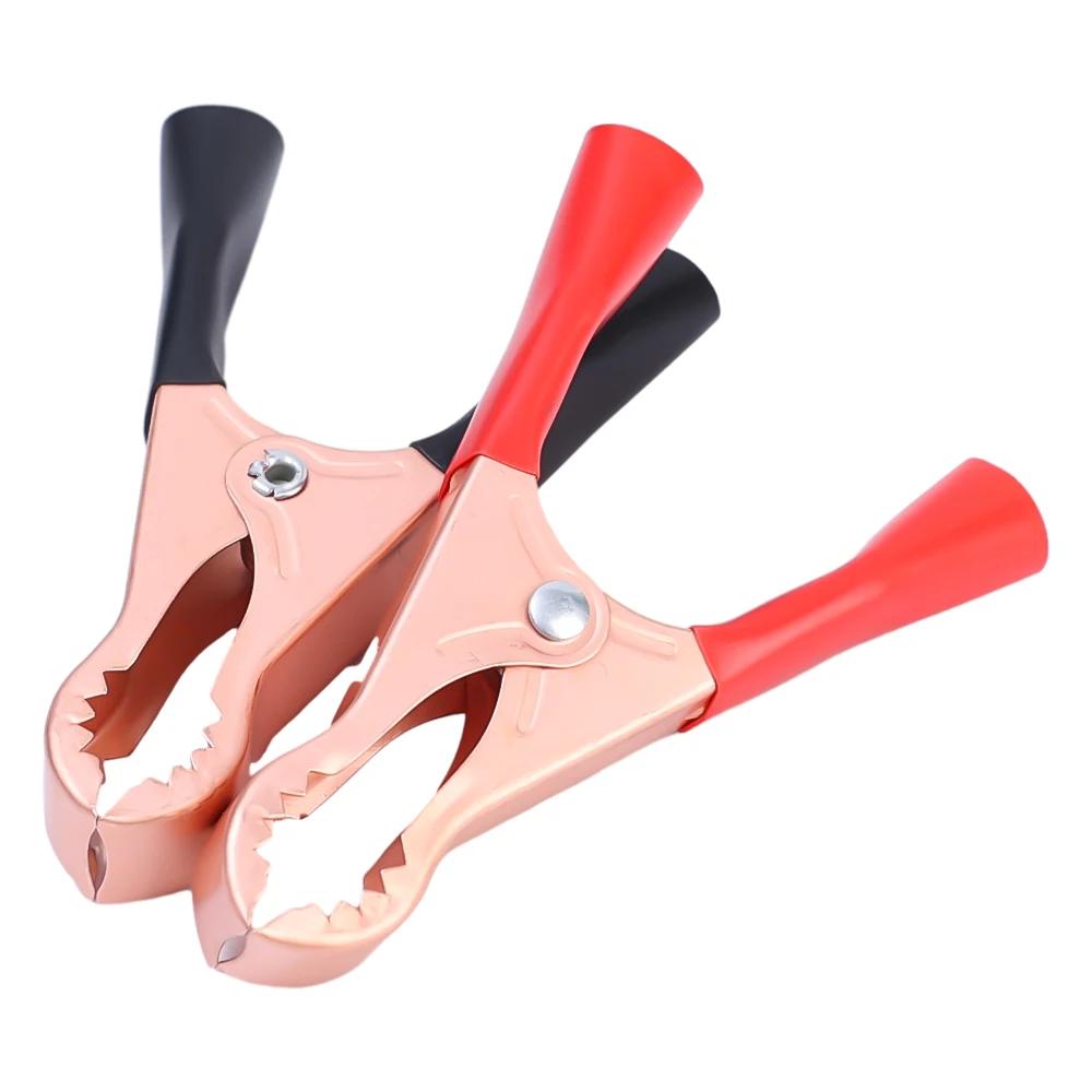 Alligator Clip Connector Car Battery Ignition Connection Wire Spring Clip Auto Battery Test Lead Clips Insulated Alligator Clamp