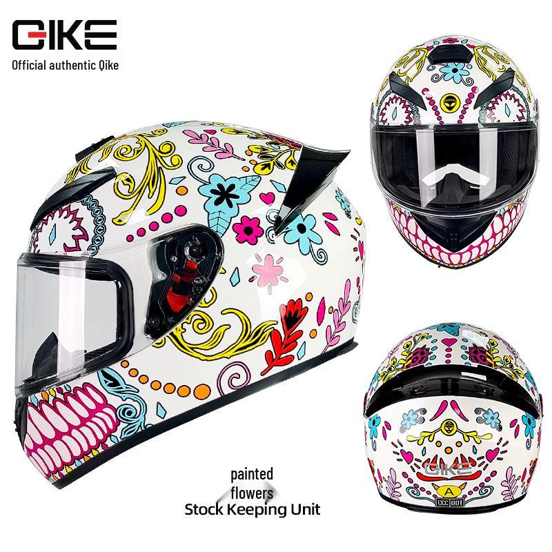 Riding K Unisex Bluetooth Motorcycle Helmet - Full Face, Winter & All-Season Safety for Electric Vehicles