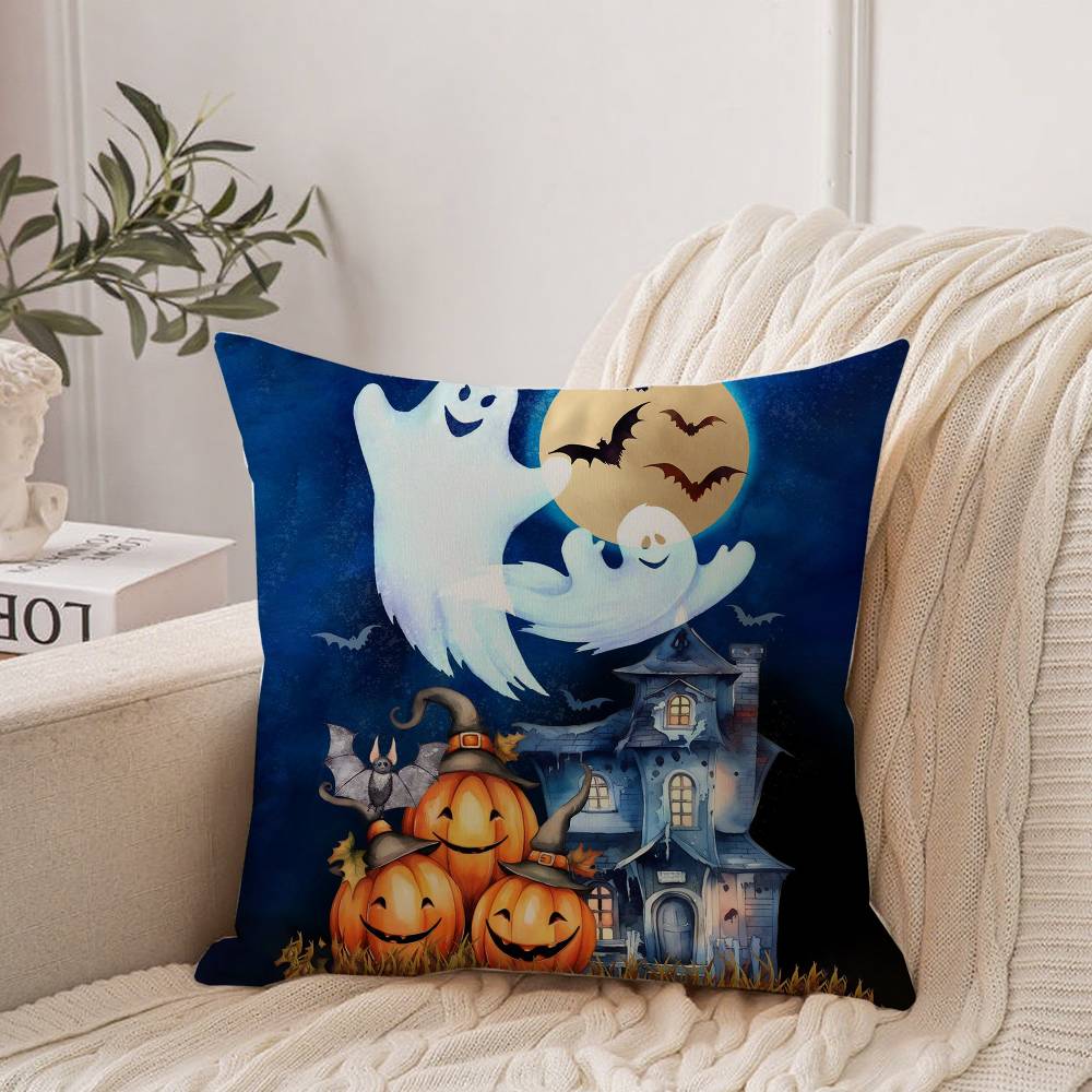 Halloween Pumpkin Pillow Case Home Decor Throw For Sofa Bed Car Room Decor Gift Idea