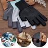 Summer Sunscreen Stretch Open/Half Fingers Sun Protection Anti-Slip Fishing Gloves Driving Mittens