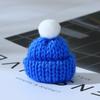 Korean Style Knitted Wool Hat with DIY Pompom Decoration - Mini Christmas Accessory