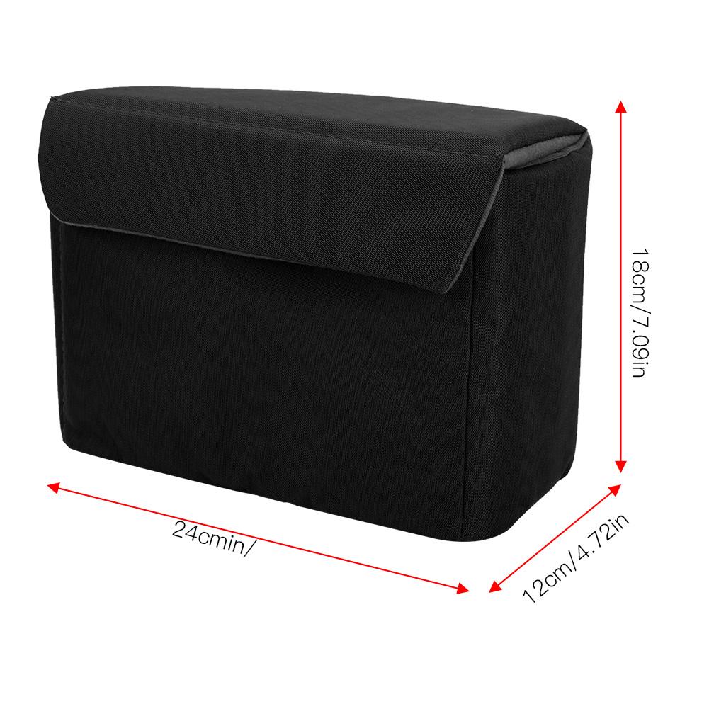 Thickened Waterproof Shockproof DSLR Camera Lens Insert Bag Padded Partition Case (Black)