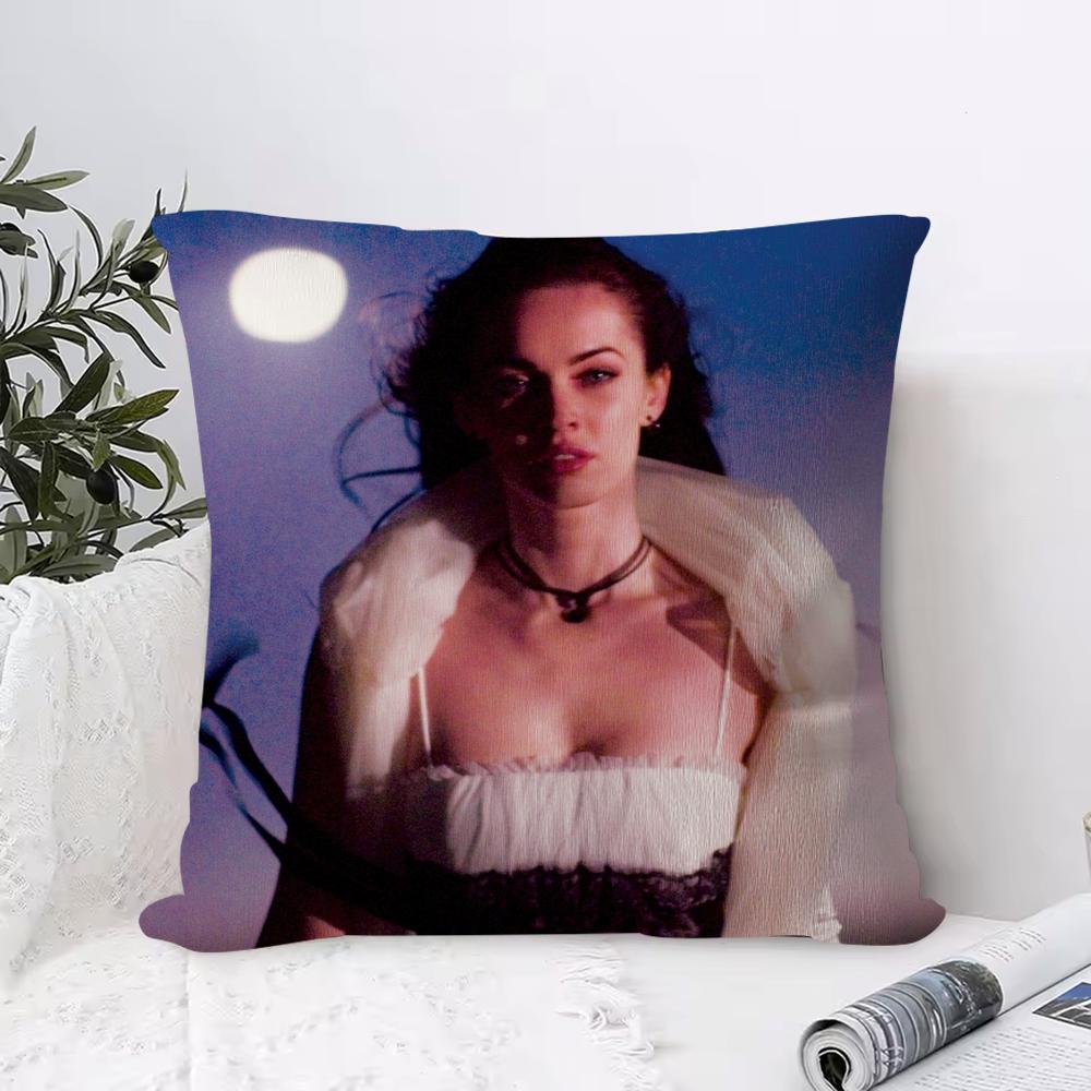 Cushion Cover Anti-dustmite Pillowcase Invisible Zipper Silky Short Plush Sofa Cushion Cover Weird Expression Doodle