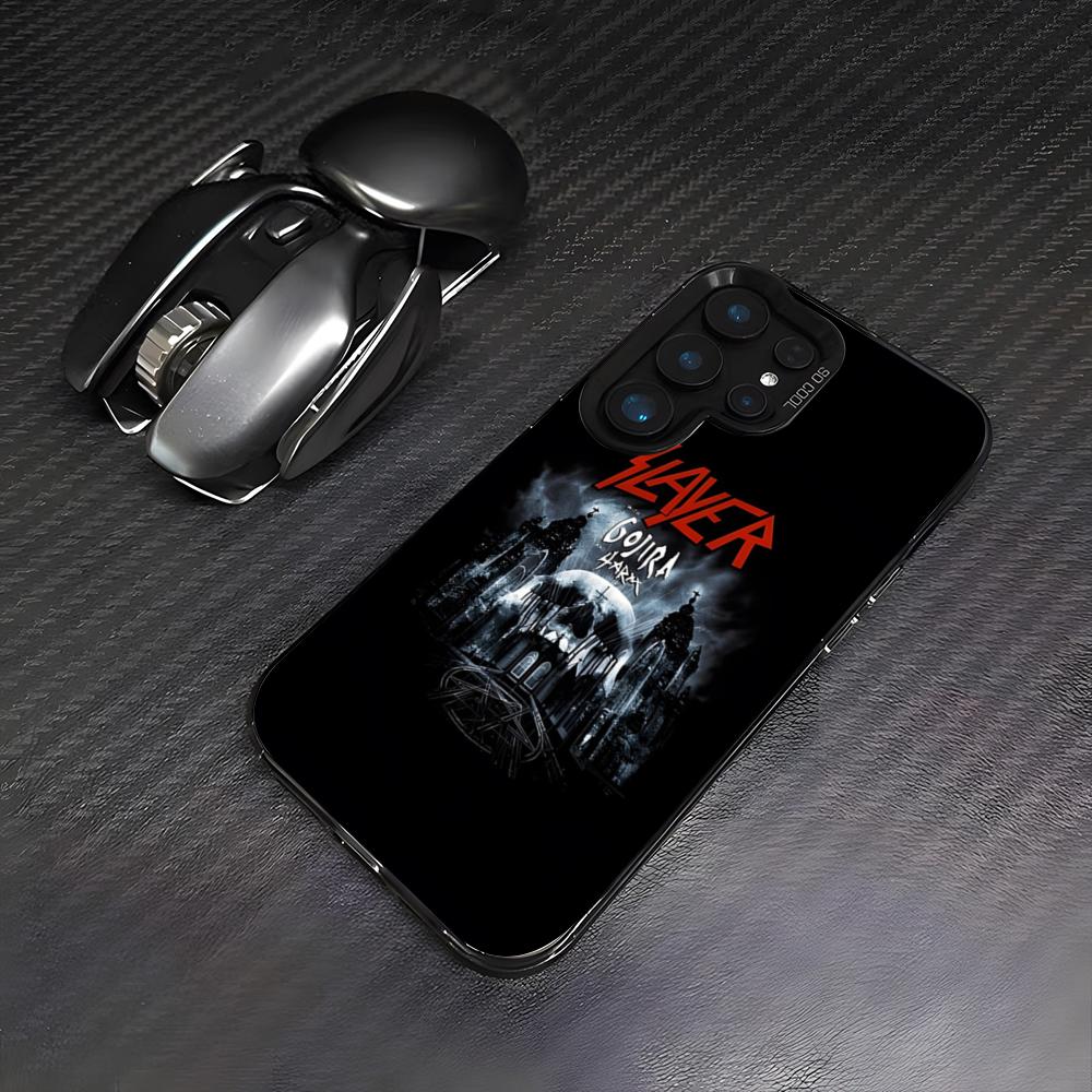 S-Slayer Metal Rock Band Handyhülle Für Samsung S26 S25 Plus S20 S20 Plus S22 Ultra S23 FE S21 Plus S21 Ultra Buntes Cover