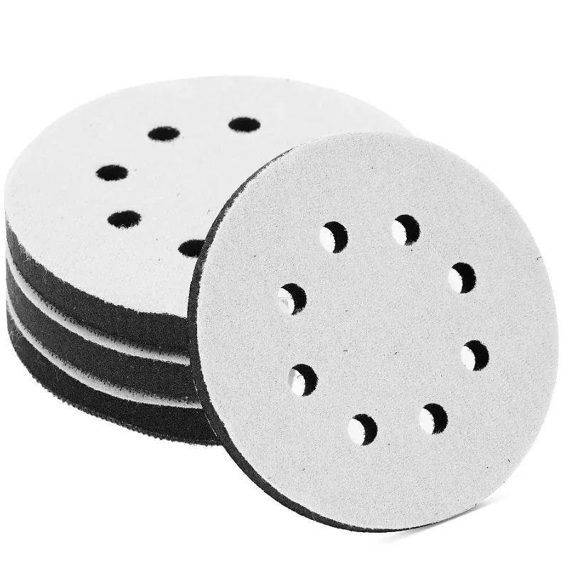 1pcs 8 Holes 125mm for Bosch Sander Soft Interface Pad Sanding Polishing Disc Protective Pad Backing Pad New