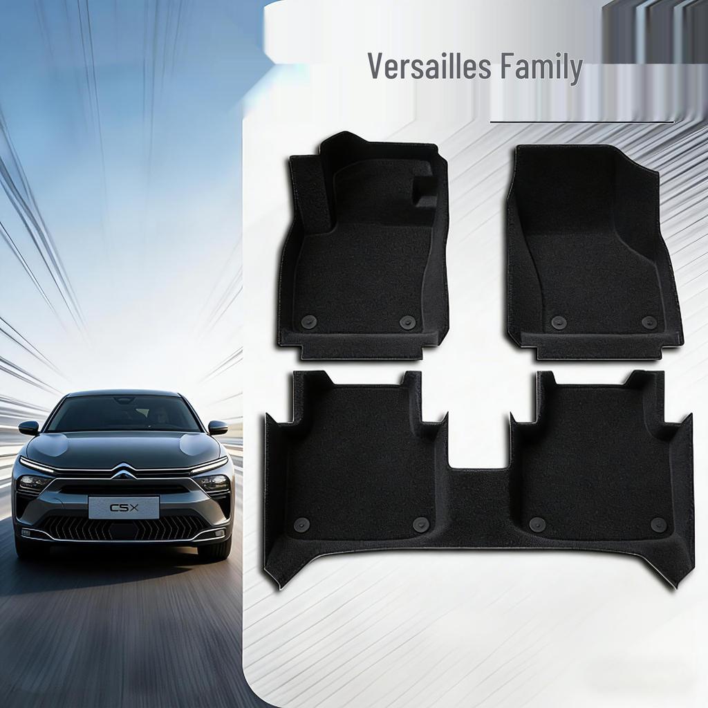 Versailles C5X TPE Floor Mats - Enhanced Full Coverage for Citroen Cars