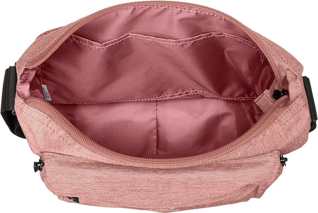 Anello TRACK ATH1812Z Vertical Shoulder Bag, A5 Size, Water-Repellent, Multi-Storage, Nude Pink