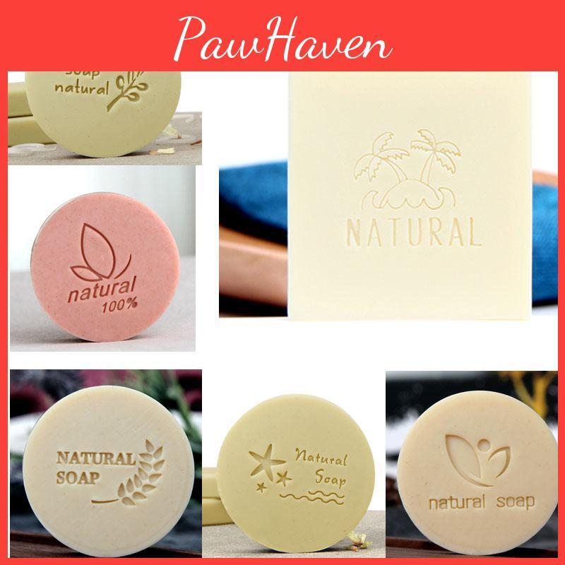 Handmade For Transparent Stamp Soap Diy Making Natural Pattern Seal Home Cleaning Natural Seal Chapter Tools