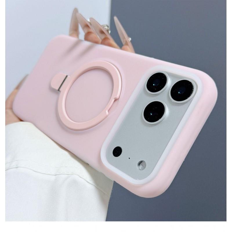 

Cross Border Compatible IPhone 17 PROMAX Liquid Jelly Magnetic Bracket Phone Case Apple 16 Skin Feel Anti Drop 15 iPhone 15