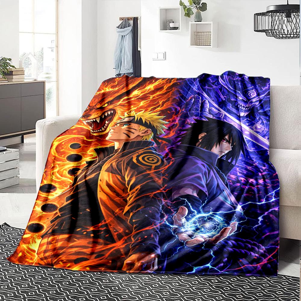 Naruto Blanket Soft Cozy Perfect for Bedding Picnics Bed for All Seasons Modern Birthday Christmas Gift Blanket