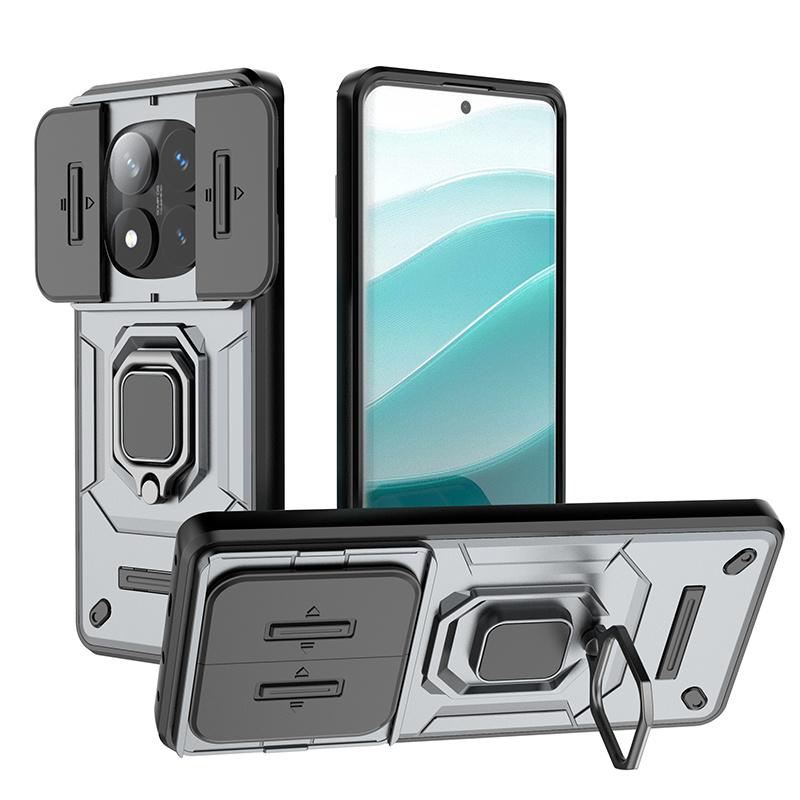 Funda For Redmi Note 14 Pro 5G Case Slide Camera Lens Protector Armor Phone Case For Redmy Note14 Note14pro Plus 5G Back Cover