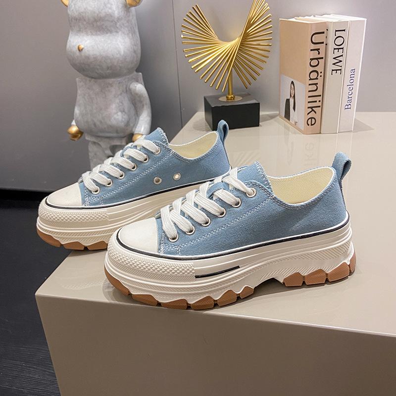 Canvas Womens Shoes High Platform Sneakers for Women New Breathable Woman Tennis Shoes Casual Women's Tennis Scarpe Donna