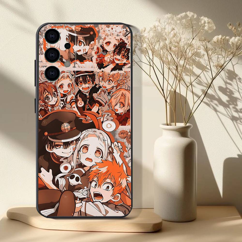 Toilet-Bound Hanako-kun Phone Case For Samsung S 25,24,23,22,30,21,10,9,Ultra,Plus,Lite,FE,4,5G Black Soft Case