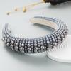 Women's Hairhoop Full Pearl Sponge Headband Simple Personalized Pressed Hair Band
