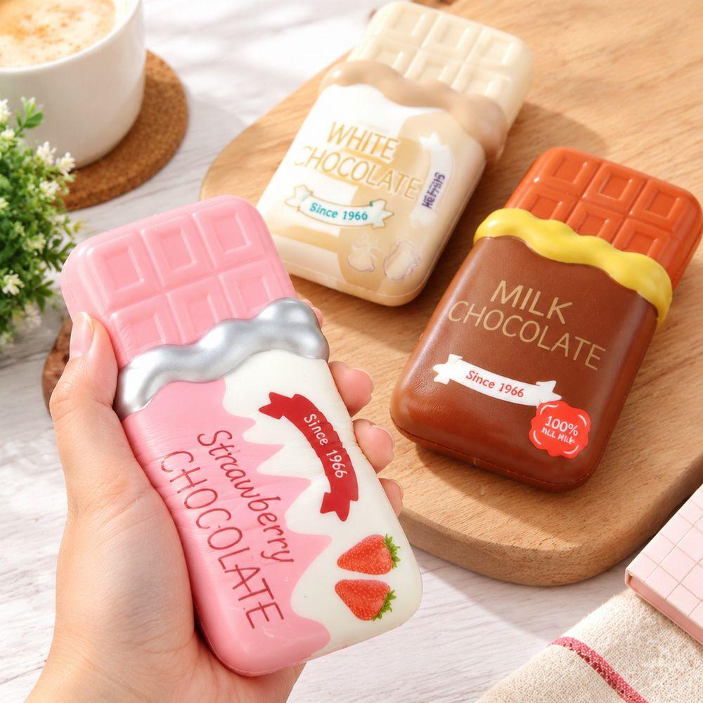 Slow Rising Chocolate Squeeze Fidget Toy Soft Stress Relief Toy for Kids and Adults