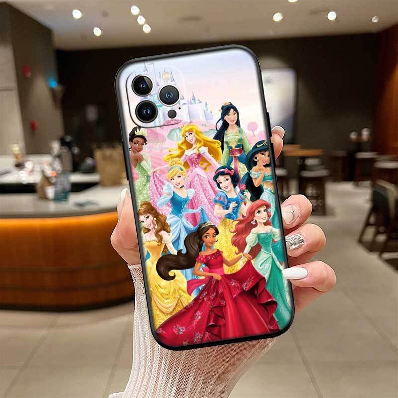 Disney Princess Phone Case for Redmi Note 12 12S 12C 13 13C 13R 14 14S 14R 14C 11A 13X A3 A3X A4 A5 Pro Max Plus