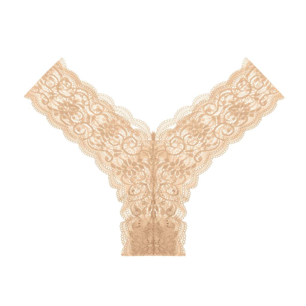 Sexy Plus Size Panties Bikini Lace Sports Thong Breathable Lightweight Seamless Women's Panties