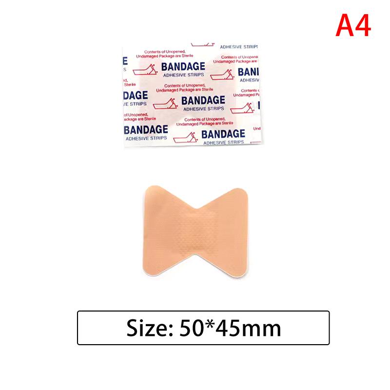 100Pcs Waterproof Breathable Adhesive Bandage – Cushioned Medical Plaster for Wound Hemostasis and First Aid
