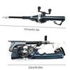 Folding Fishing Rod Ultra Short Fishing Pole Section Collapsible Fishing Pole Travel Fishing Rod Double Rocker Rods
