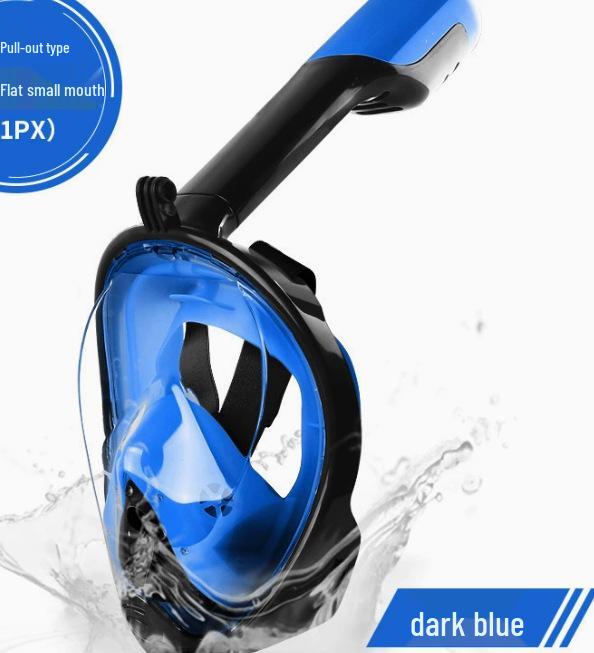 First Gen Anti-Fog Silicone Diving Mask for Adults & Kids - Full Dry Snorkeling & Swimming Equipment