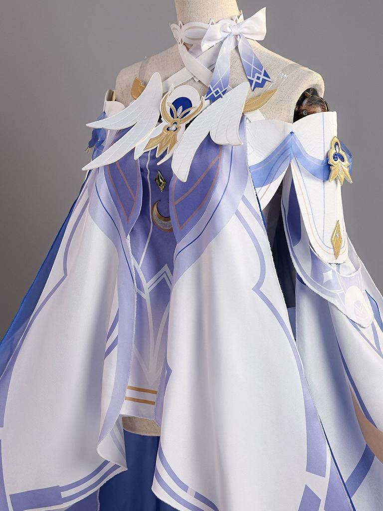 Spel Genshin Impact Nieuwe Aankomst Damselette Columbina Cosplay Kostuum Volledige Set Uniform Outfits Columbina Cosplay