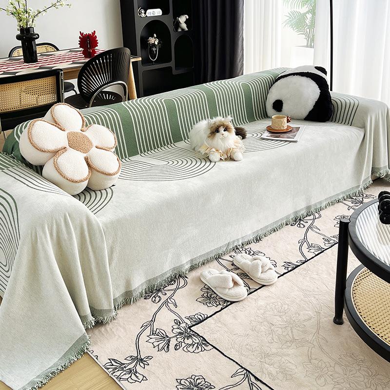 High-end Chenille Sofa Towel New Cushion Cover Blanket Full All-inclusive Universal Cover