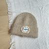 Big Head Circumference Patch Lace Knitted Wool Hat Women's Year Autumn and Winter Face Small Versatile Hat Ear Protection Cold Hat