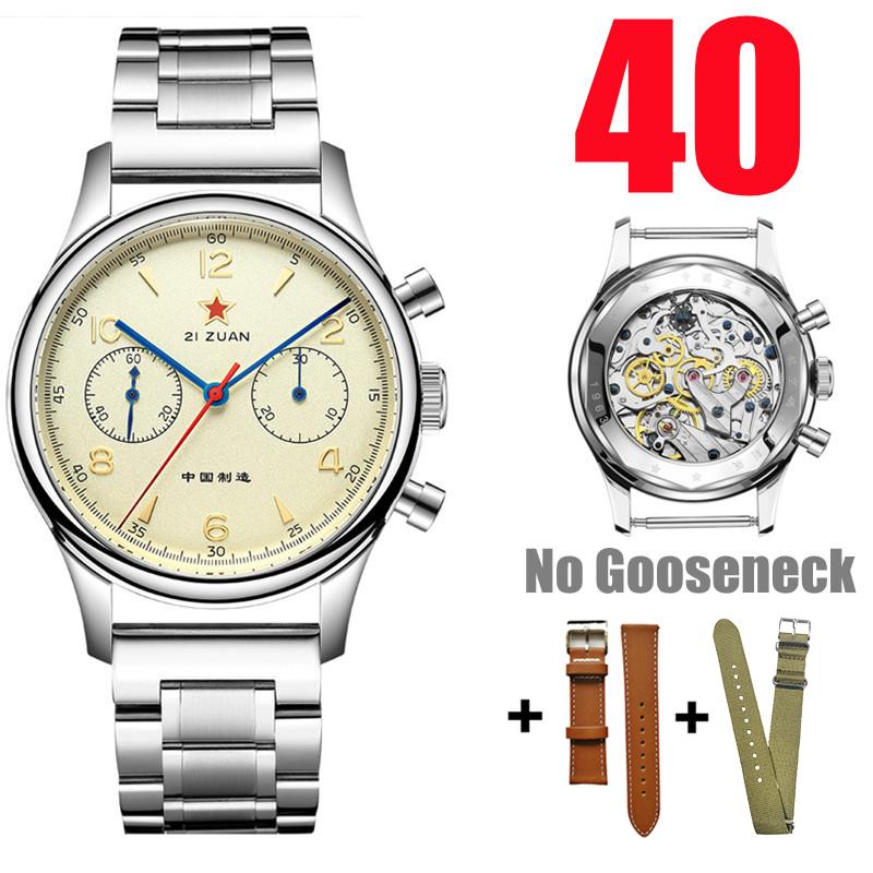 RED STAR 38 mm vīriešu hronogrāfa
